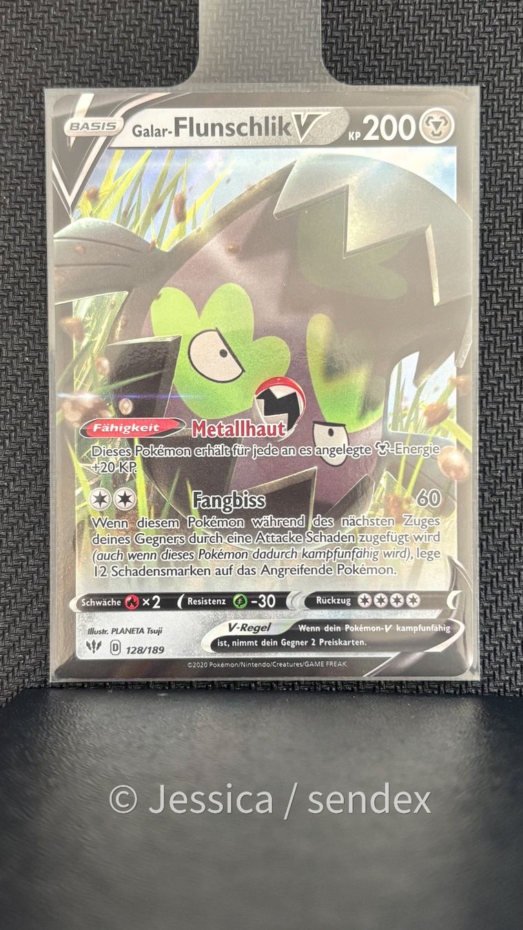 Pokémon Carte collezionabili: Galar-Flunschlik V (DAA DE 128/189) – Nuovo (secondo la descrizione) da Herisau venduto da jes_q9mj 1
