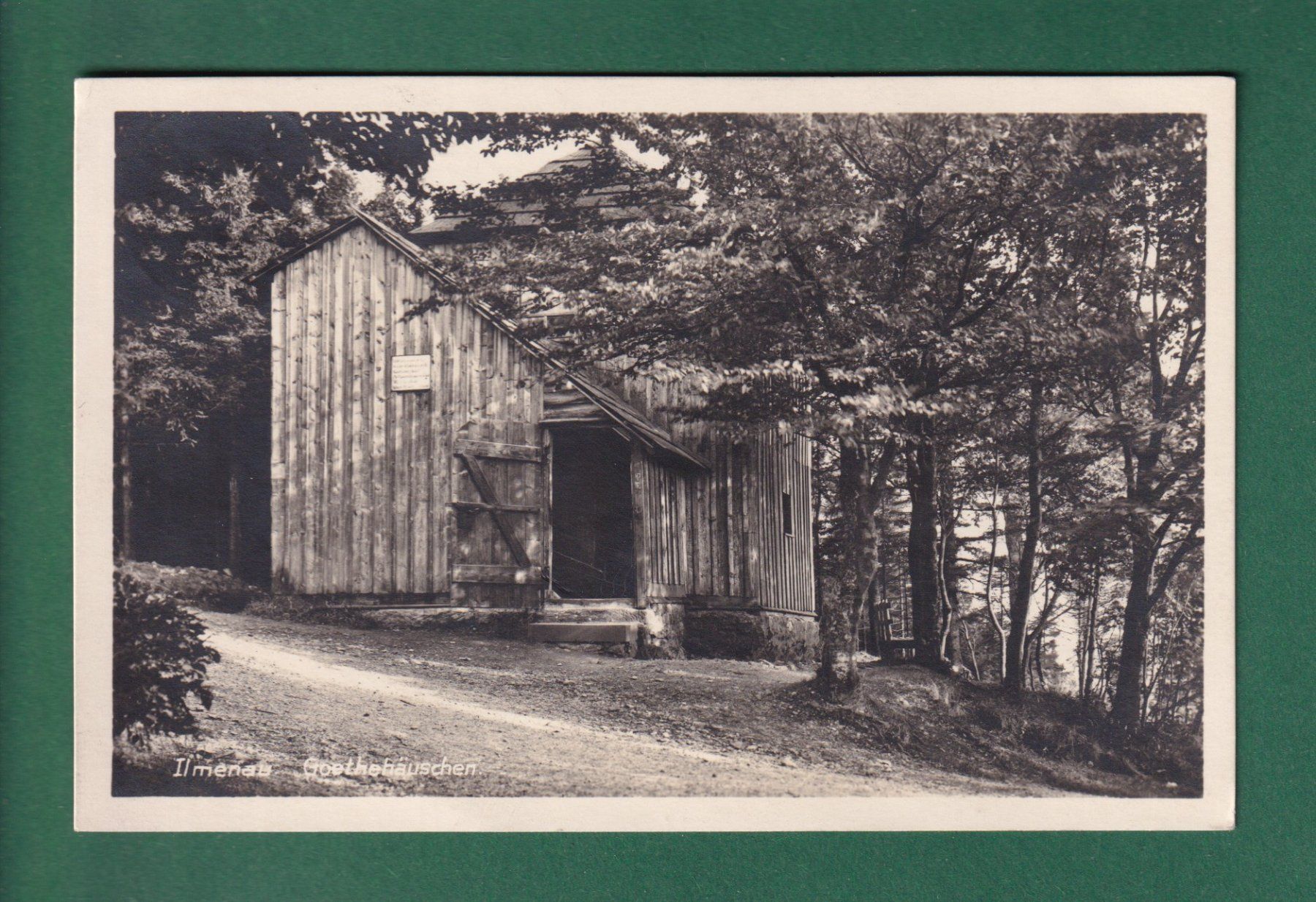 Cartoline postali: ILMENAU - Goethehäuschen - 1927 – Usato da Pully venduto da nicecards-shop