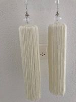 2 Stk. Quasten eierschalenfarbig 48 cm NEU
