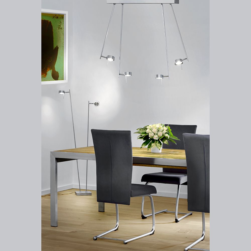 Lampade: LED Stehleuchte, 2er Strahler, Dimmbar – Nuovo (secondo la descrizione) da Kreuzlingen venduto da Smart-Light 1