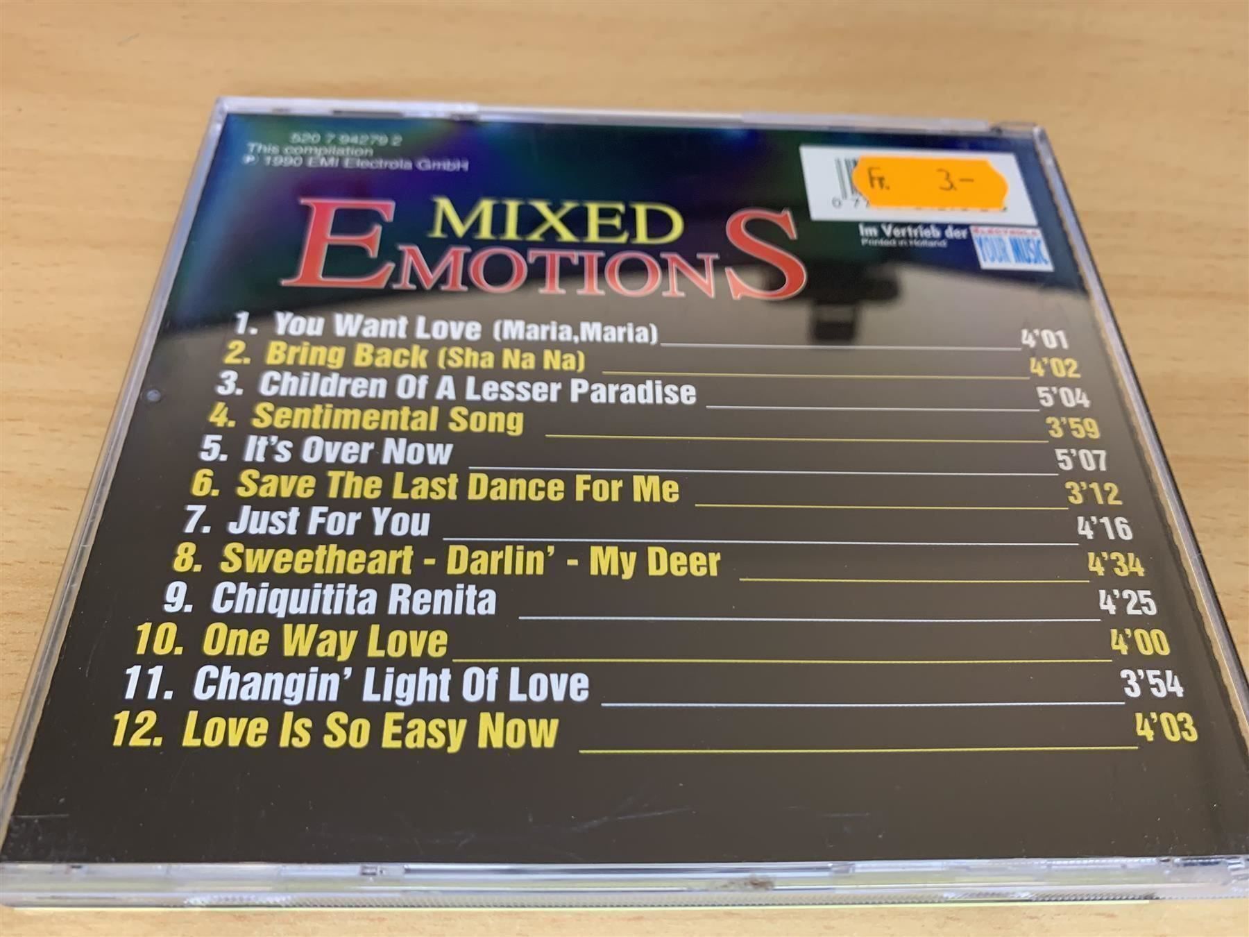 CD: Mixed Emotions – Mixed Emotions – Usato da Rikon im Tösstal venduto da Alpenmutz 1