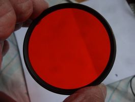 HALLOPAN S 72 4X   -2 MADE IN GERMANY--ROTE FARBE FILTER