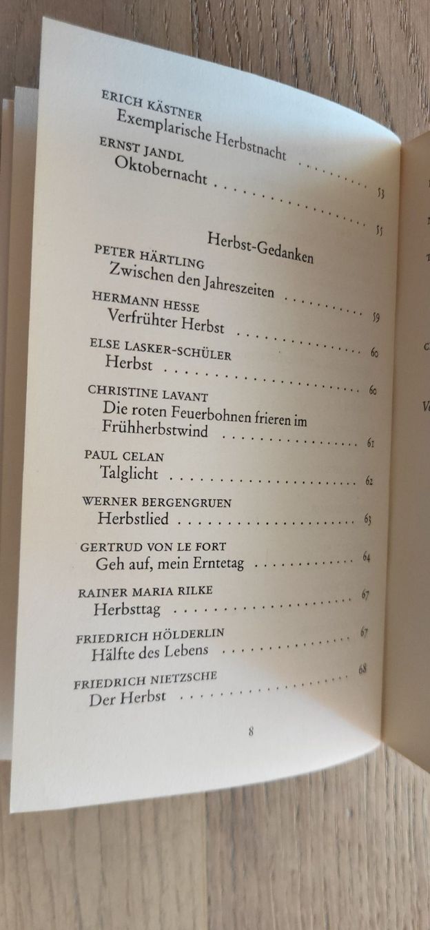 Libri: Herbstgedichte (Reclamheft) – Usato da Sennhof venduto da patrikbi 6