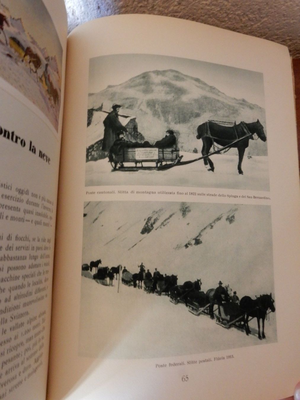 Libri: Buch Poste Alpine Suisse 1934  IL CENTENARIO POSTE Ital. – Usato da Senèdes venduto da Framboise52 7