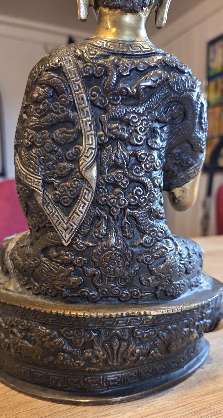 Statuette: Buddha Figur aus Bronze oder Messing – Usato da Rehetobel venduto da hobirot01 5