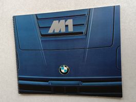 Automobil Prospekt Deluxe Ausgabe BMW M1 ca. 1978