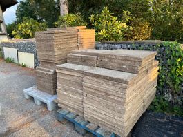 Gartenplatten Beton 50/50 cm, 110 Stück
