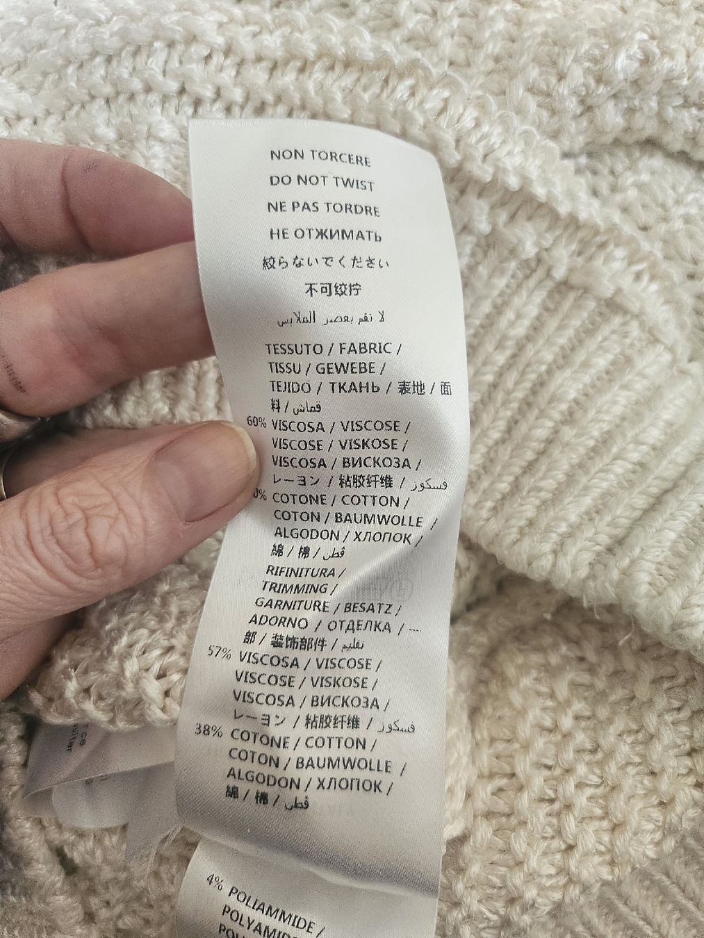 Maglioni & Felpe: Stella McCartney Pullover weiß gestrickte Textur – Usato da Zürich venduto da eri_8w5v 6