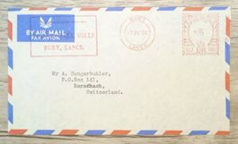 TR69 Enveloppe + Timbre England 1964