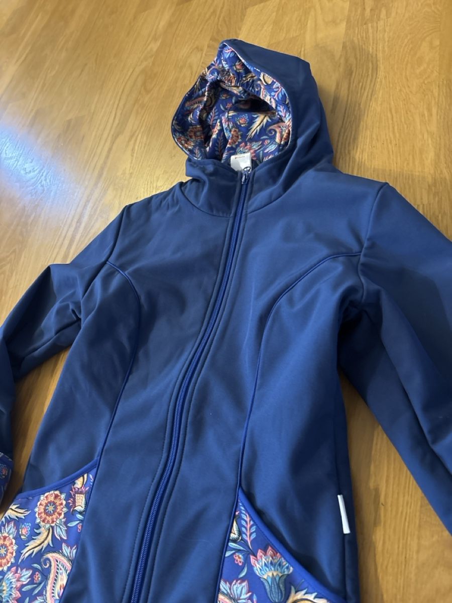 Jacken: Babauba Softshelljacke blau gemustert Grösse XS – Neu (gemäss Beschreibung) aus Rünenberg von ZwergLi100 2