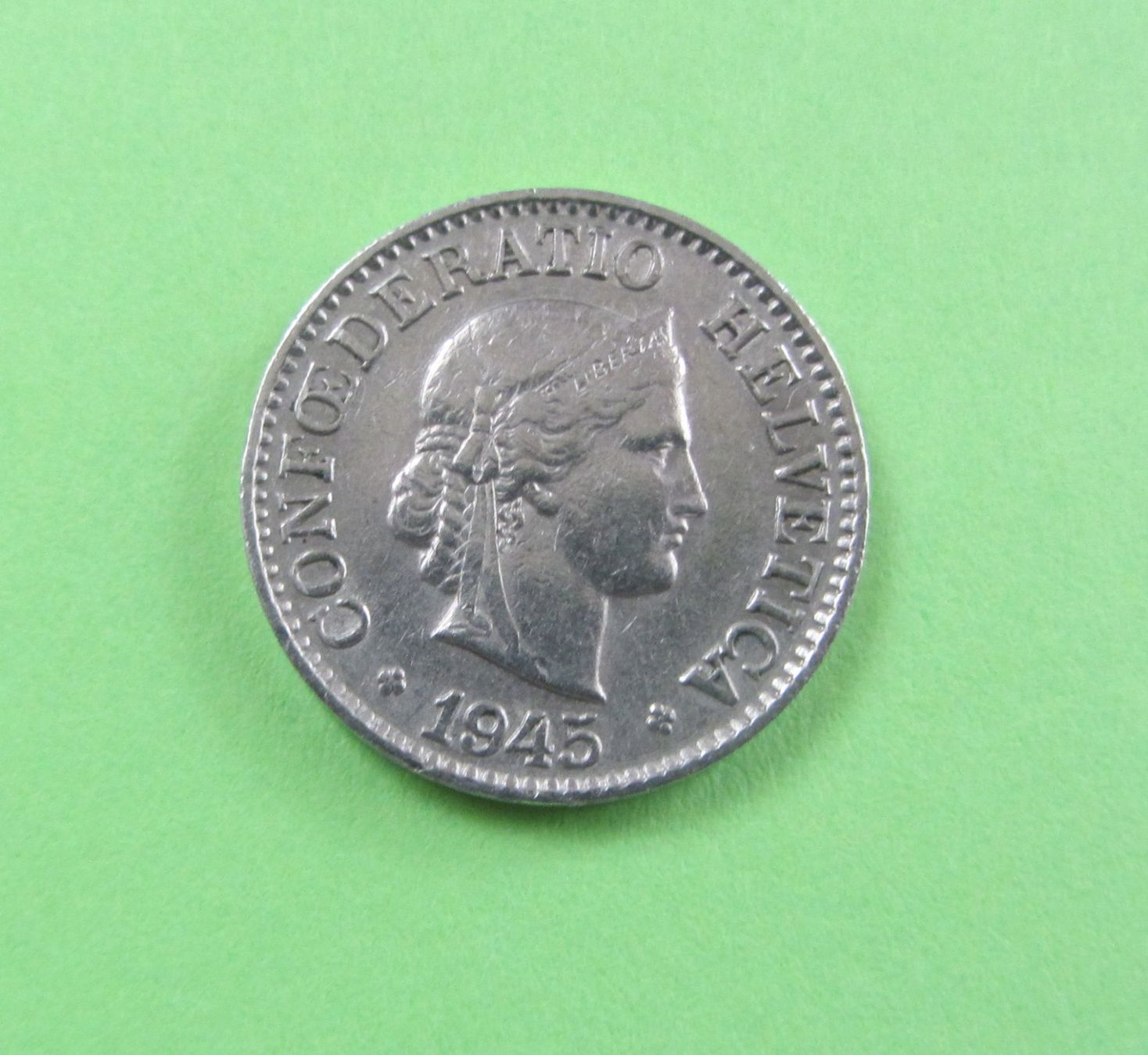 Tutti le monete: 10 Rappen Münze 1945 – Usato da Malters venduto da moc_z8d9