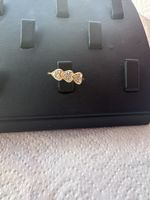 Bague or 18k avec 3 cœurs