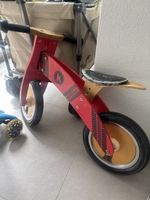 Retro Wooden Balance Bike - Perfect for Little Riders!