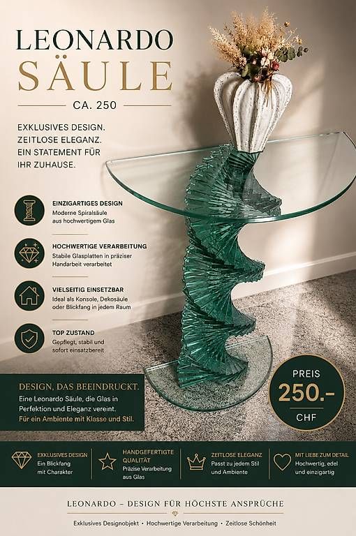 Skulpturen & Statuen: Leonardo Säule – Gebraucht aus Olten von raffael_91