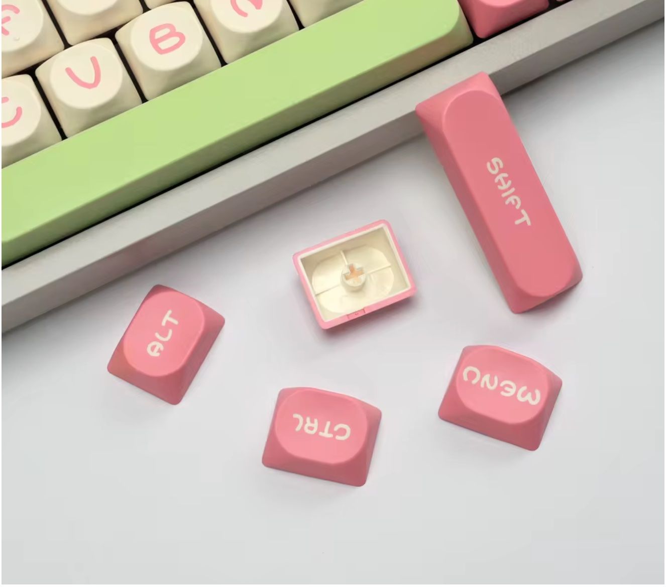 Tastiere: XVX MOOD 130 Keycaps MOA Profile PBT for Mechanical Keyboard – Nuovo e nell'imballaggio originale da Belmont-Lausanne venduto da HausPopCharm 6