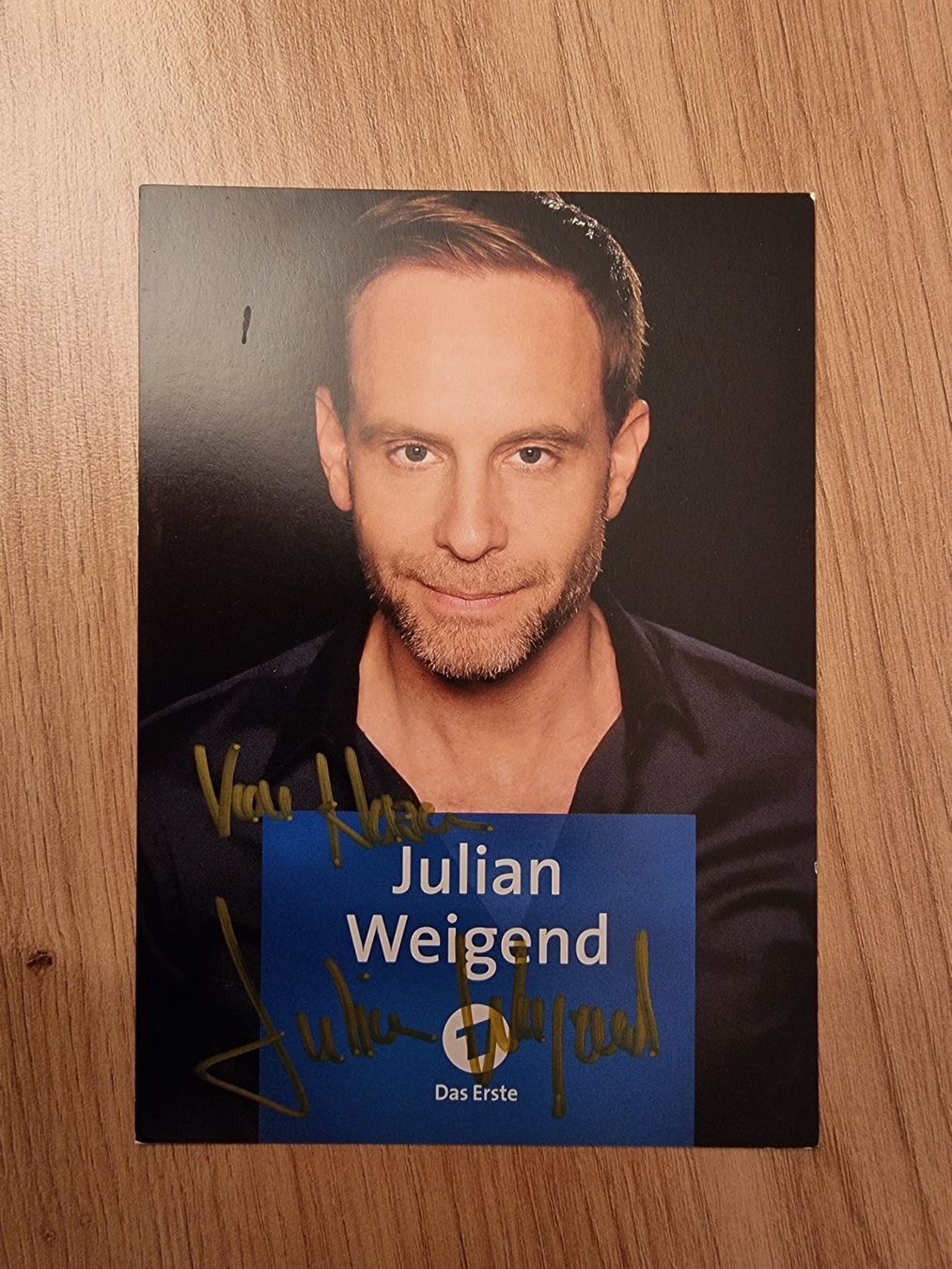 Autografi: Julian Weigend Originalautogramm "In aller Freundschaft" – Usato da Winterthur venduto da Christinakim
