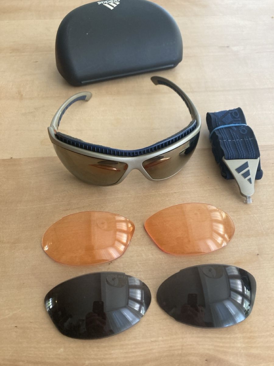 Adidas Occhiali & Lenti: Sportbrille ADIDAS ELEVATION CLIMACOOL PRO A136 6053 – Usato da Zürich venduto da Lichtermeer 1