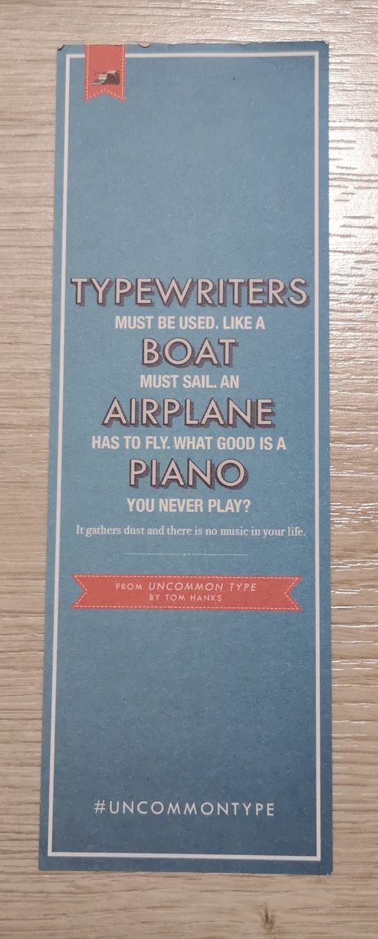 Libri: Buch Uncommon Type, Englisch, von Tom Hanks – Usato da Ibach venduto da FlyingFox26 8