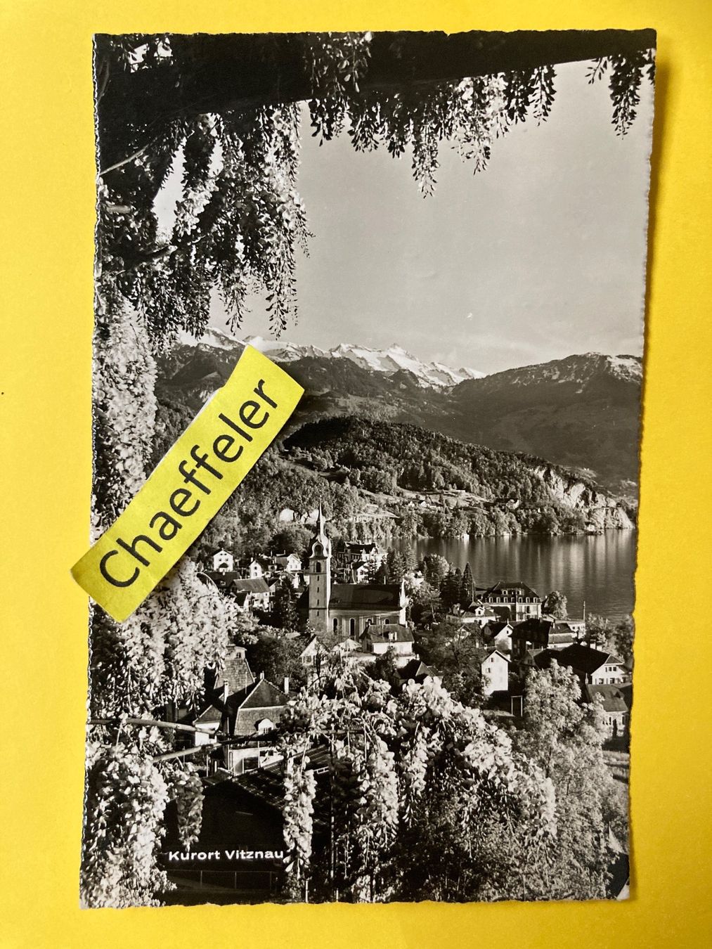 Cartoline postali: 1957 Kurort Vitznau – Usato da Zürich venduto da Chaeffeler