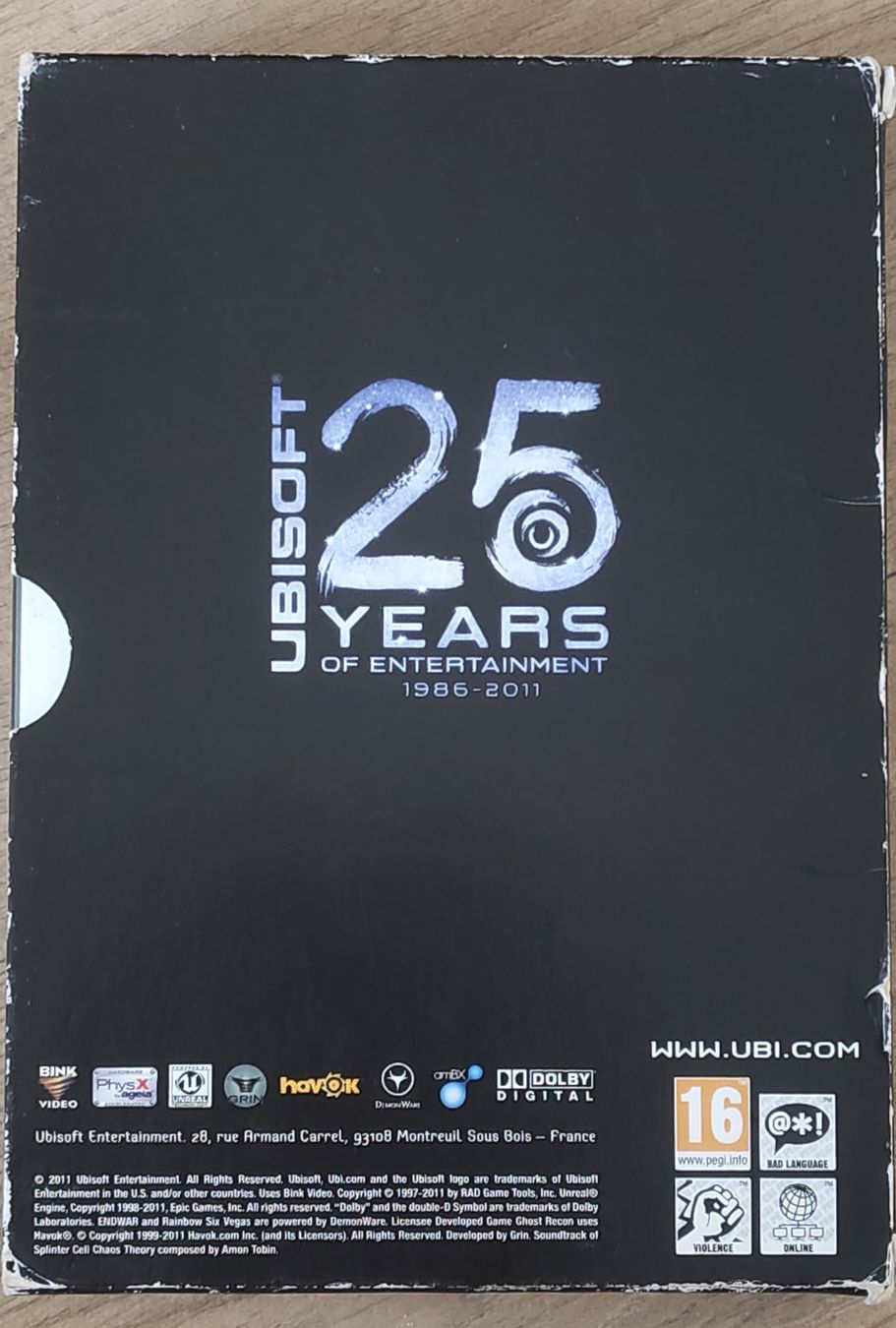 Giochi: Tom Clancy's Collection Games 25 Years. PC – Usato da Zürich venduto da Yamiyam8 3