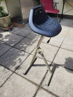 Werkstatt klapp Stuhl Hocker, Sitzfläche u. Höhe verstellbar