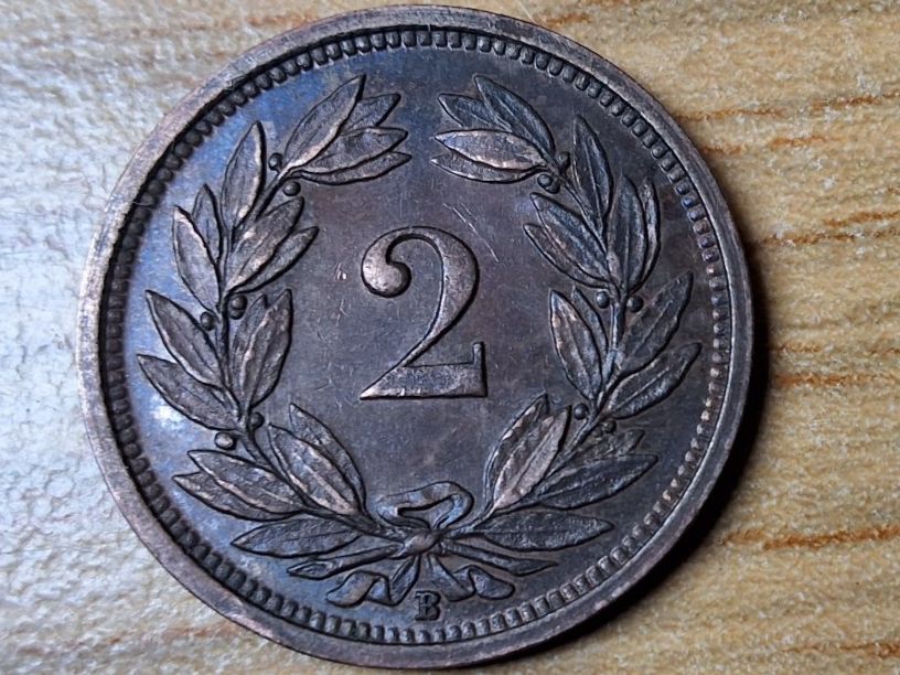 Alle Münzen: 2 Rappen 1926 - Selten! – Gebraucht aus Münchenstein von purbach1 5