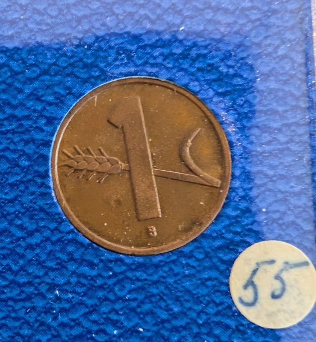 Tutti le monete: 1 Rappen 1955 – Usato da Arch venduto da coinsandmore 1