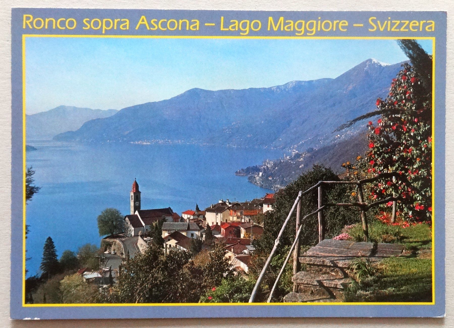 Ansichtskarten: Ronco, Lago Maggiore – Gebraucht aus Fétigny von Billy2miny