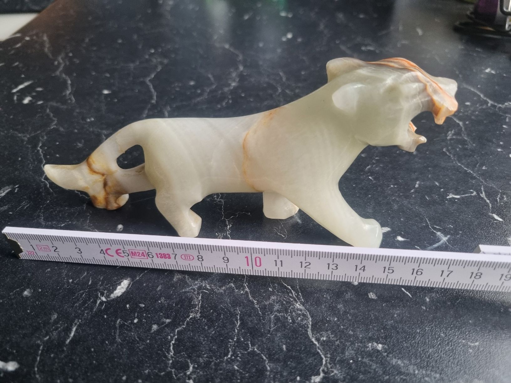 Statuette: Onyx-Panther, Maison Jansen, ca 1930 – Usato da Heimberg venduto da Blitzli3 1