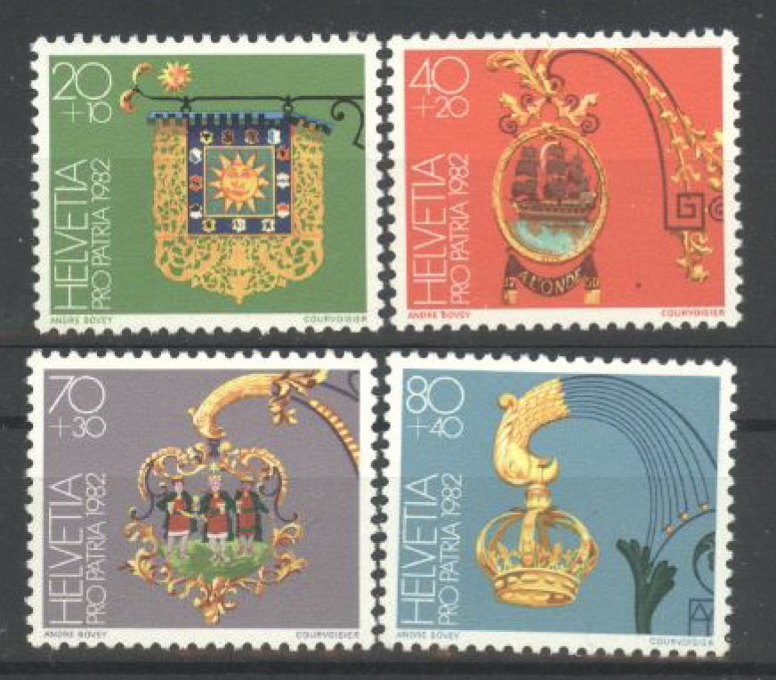 Tutti i francobolli: Pro Patria, 1982 ** (1) – Usato da Willisau venduto da Vollstempel