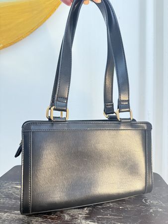 Brandy Melville Tasche Schwarz Gold Schnalle - NEU - Vintage