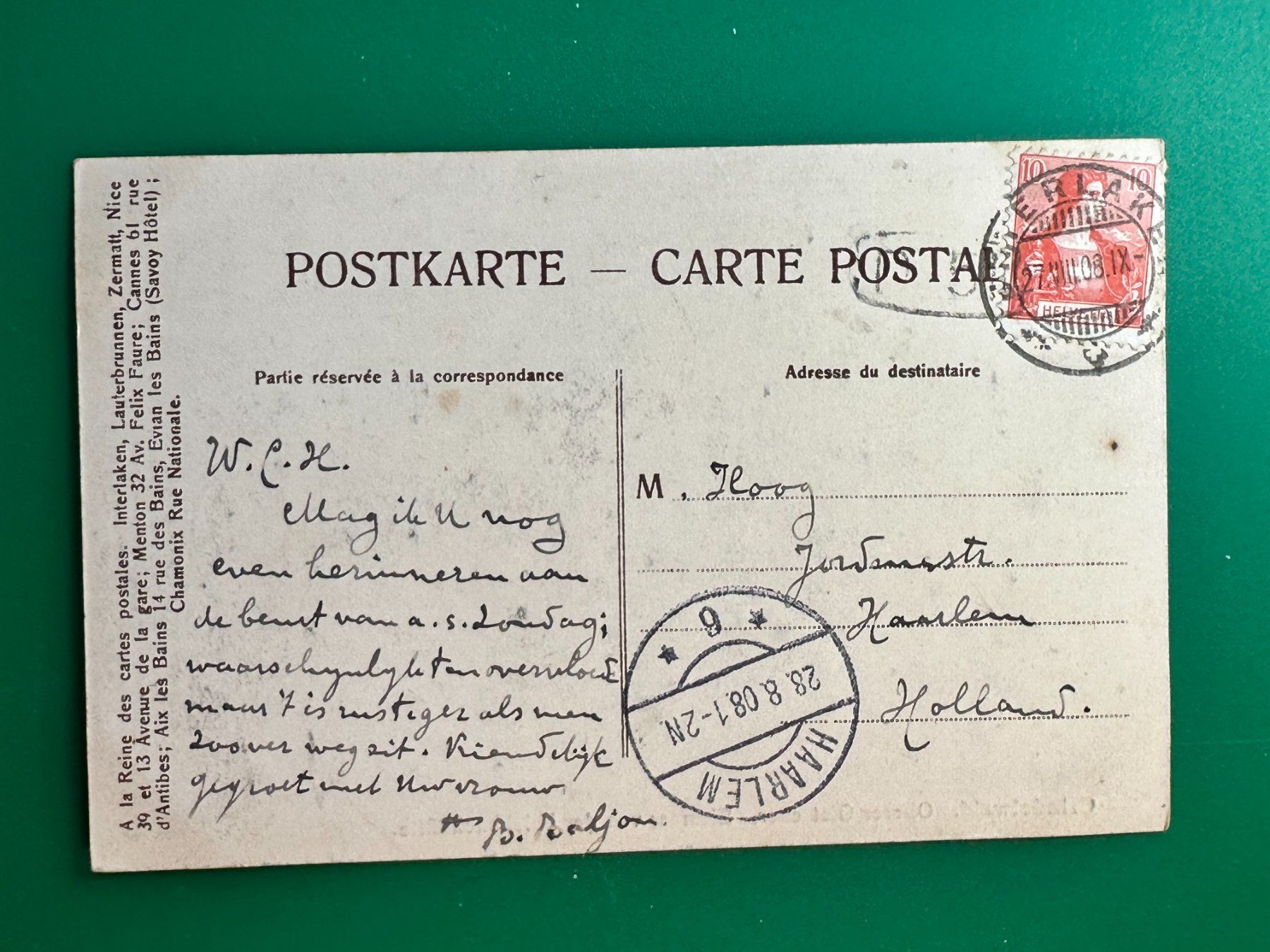 Cartoline postali: Grindelwald - Oberer Gletscher – Usato da Steg VS venduto da danwer74 1