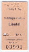 Billette Läufelfingen o Tecknau - Liestal
