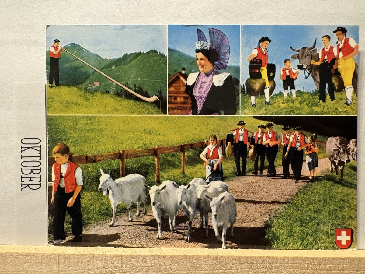 Ansichtskarten: AK von schweizer Tracht – Gebraucht aus Rümlang von Brieftaube1
