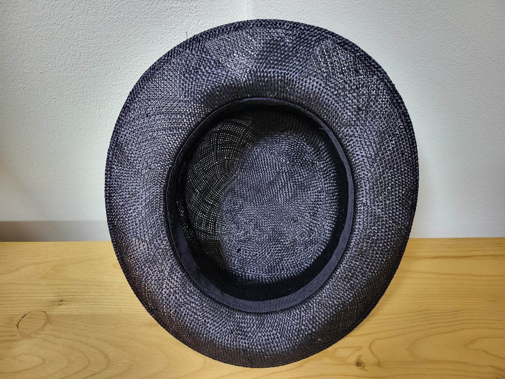 Copricapi, berretti & cappellini: dunkelblauer Sommer Strohhut – Usato da Horgen venduto da 2CH70 1