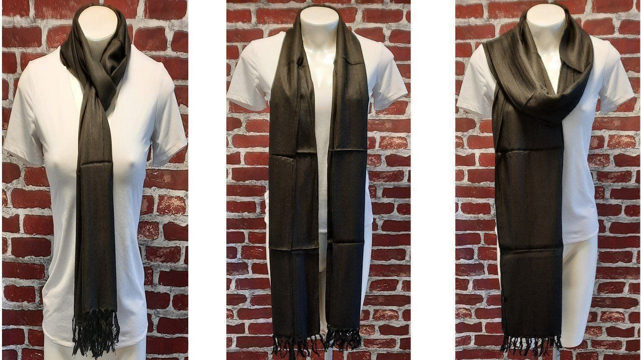 Foulard & Sciarpe: Schöne Gemischte Foulard/Schals/Halstuch – Nuovo e nell'imballaggio originale da Seuzach venduto da VT-Collections2 7