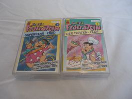 2x MC Kassette Koch - Familie Feuerstein 1 + 3 - Rar Hörspie