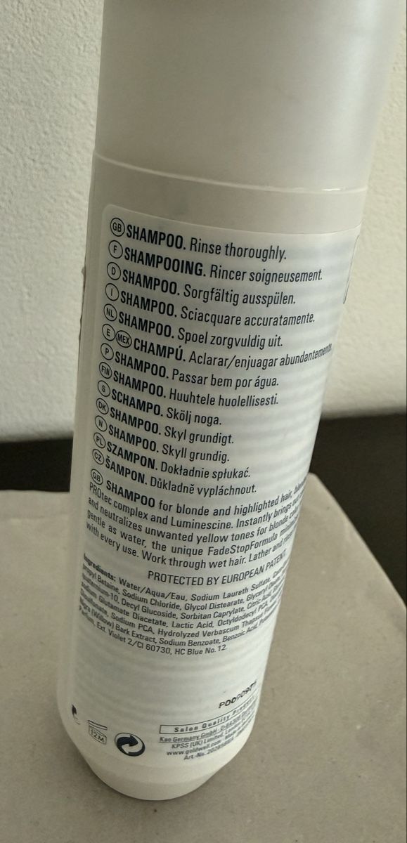 Haarpflegeprodukte: GOLDWELL -  ANTI-GELBSTICH SHAMPOO – Neu (gemäss Beschreibung) aus Pfeffikon LU von pepino17 3