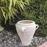Authentische Terracotta Amphore aus Tunesien – Mediterranes