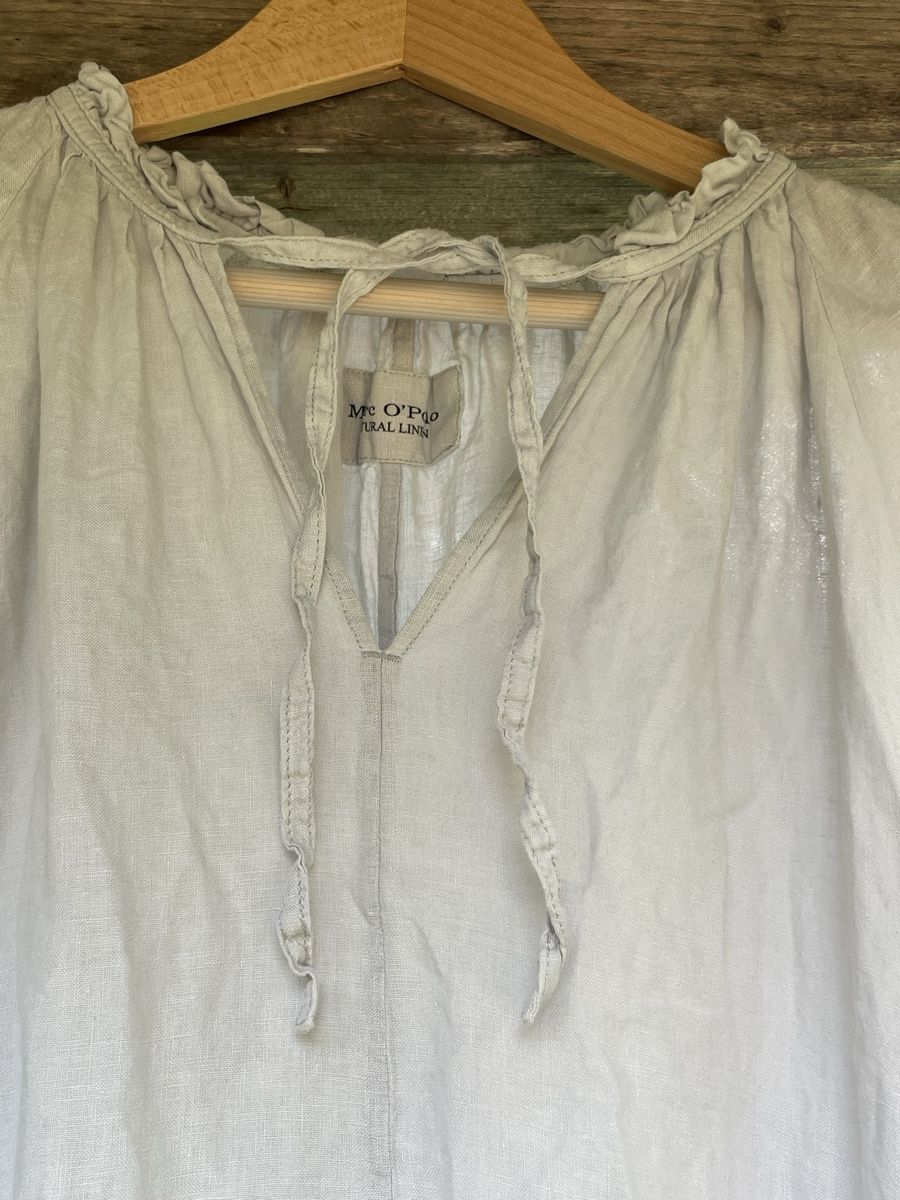 Marc O'Polo Vestiti: ALLES RAUS Leinenkleid Hellgrau – Usato da Kloten venduto da simones.thriftshop 5
