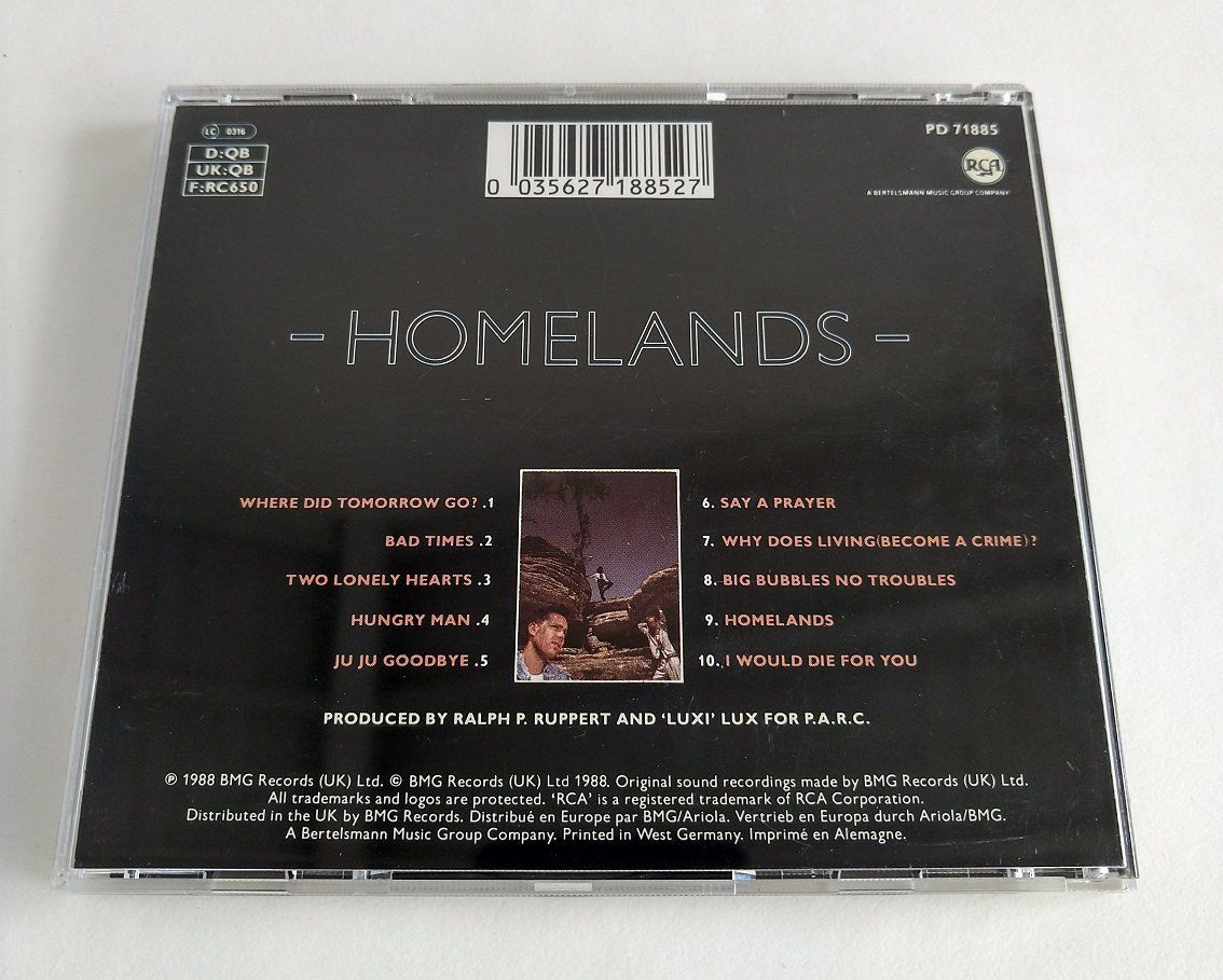 CD: CD Ellis, Beggs & Howard - Homelands – Usato da Buchs ZH venduto da Bighusky 1