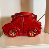  Borsa Auto Maggiolino Braccialini Rossa - Pezzo Iconico!