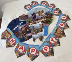 Roblox Party Dekoration Set neu