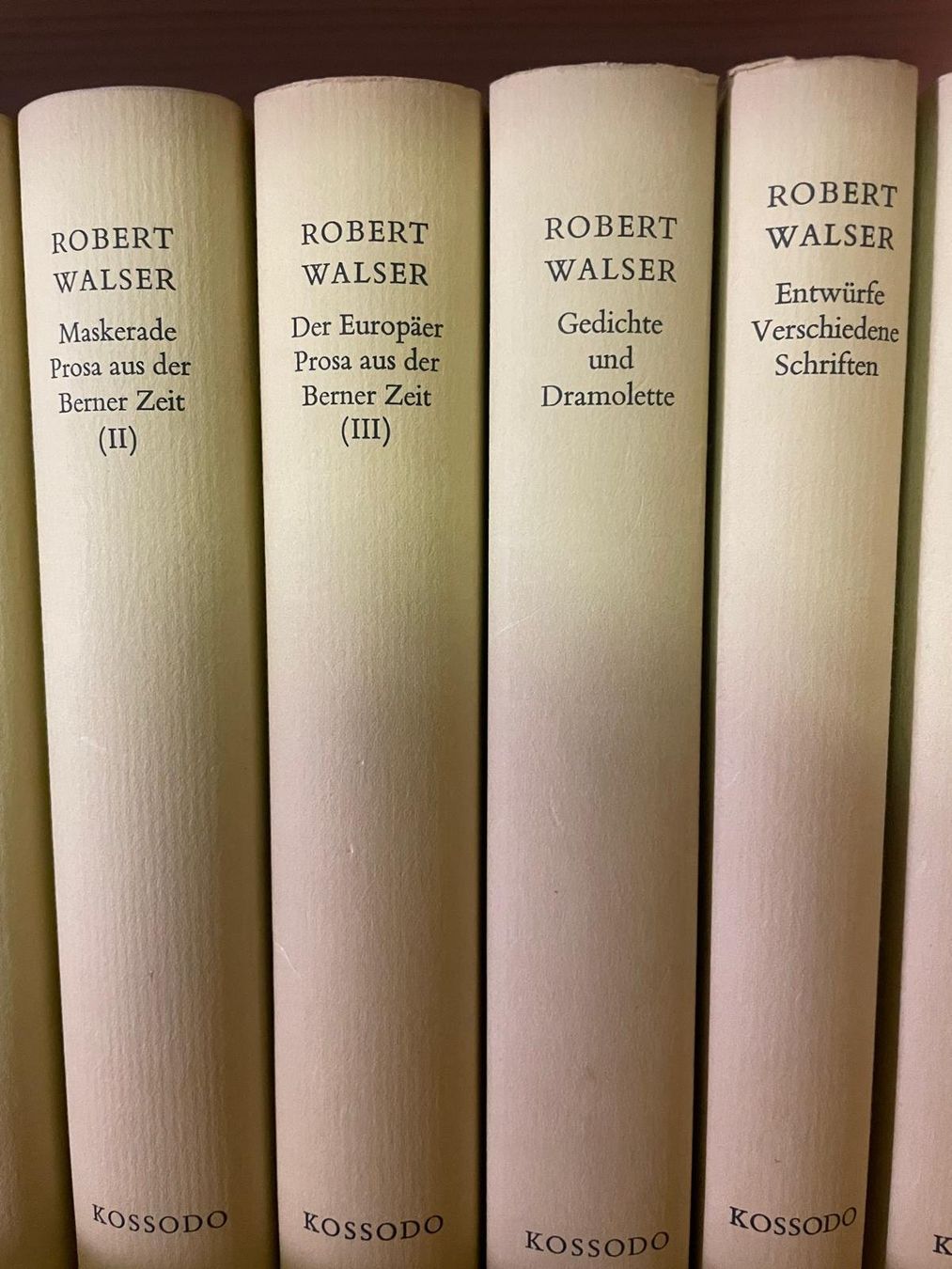 Libri: Robert Walser Das Gesamtwerk 13 Bücher – Usato da Frauenfeld venduto da Fortserj 3