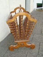 Vintage Zeitungsständer, Nussbaum
