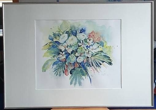 Dipinti: Aquarell Blumenstrauss – Usato da Kloten venduto da aquabaer