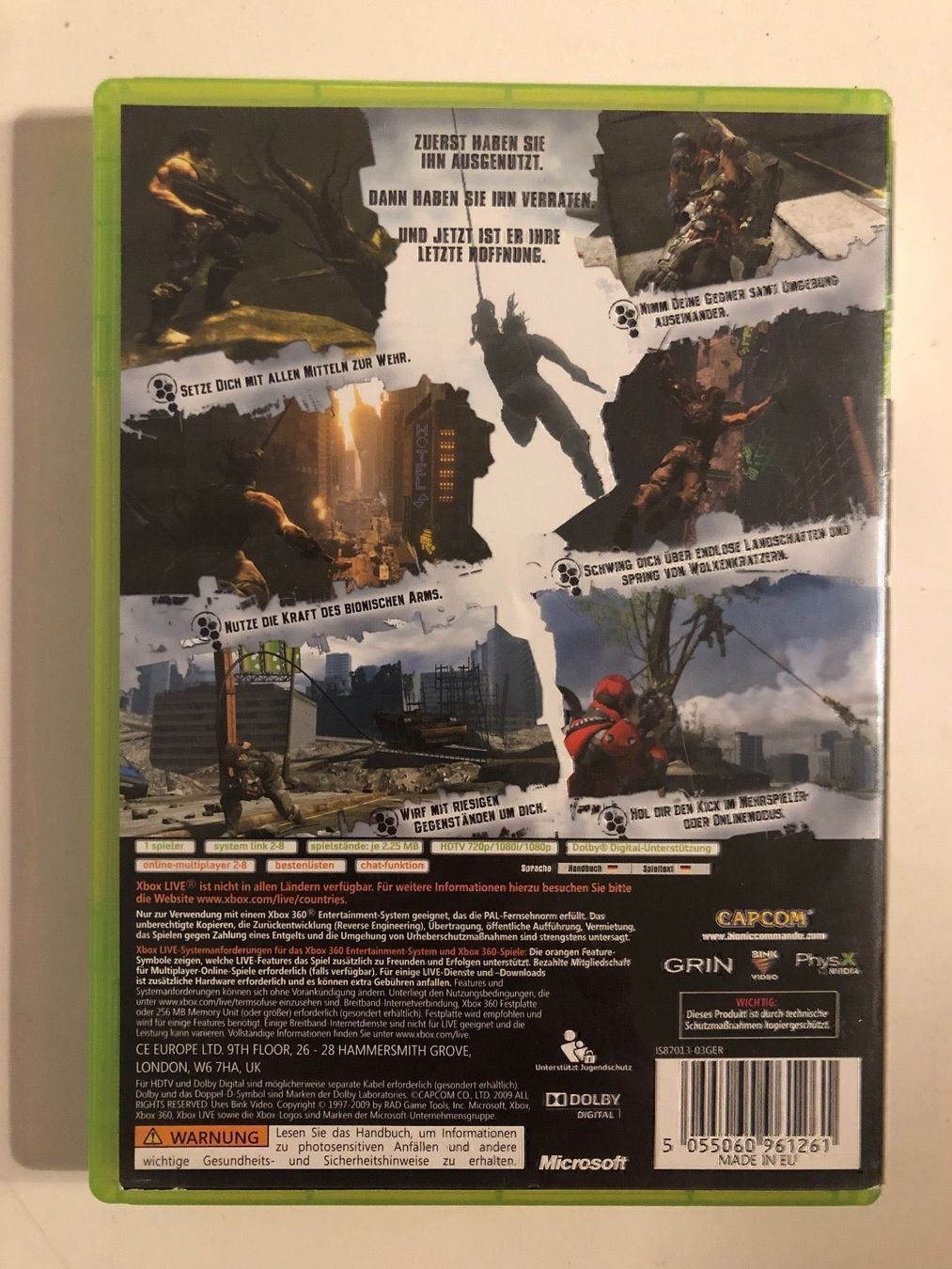 Microsoft Giochi: Bionic Commando für Xbox 360 – Usato da Kestenholz venduto da Mad18 1