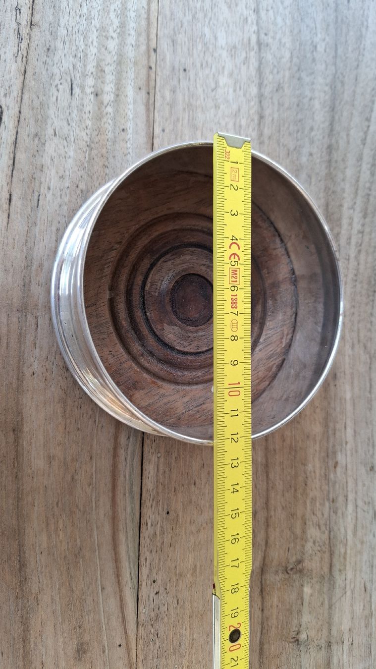 Dessous de verre: Weinflaschen Untersetzer aus Silber – D'occasion à Zürich par witike 2