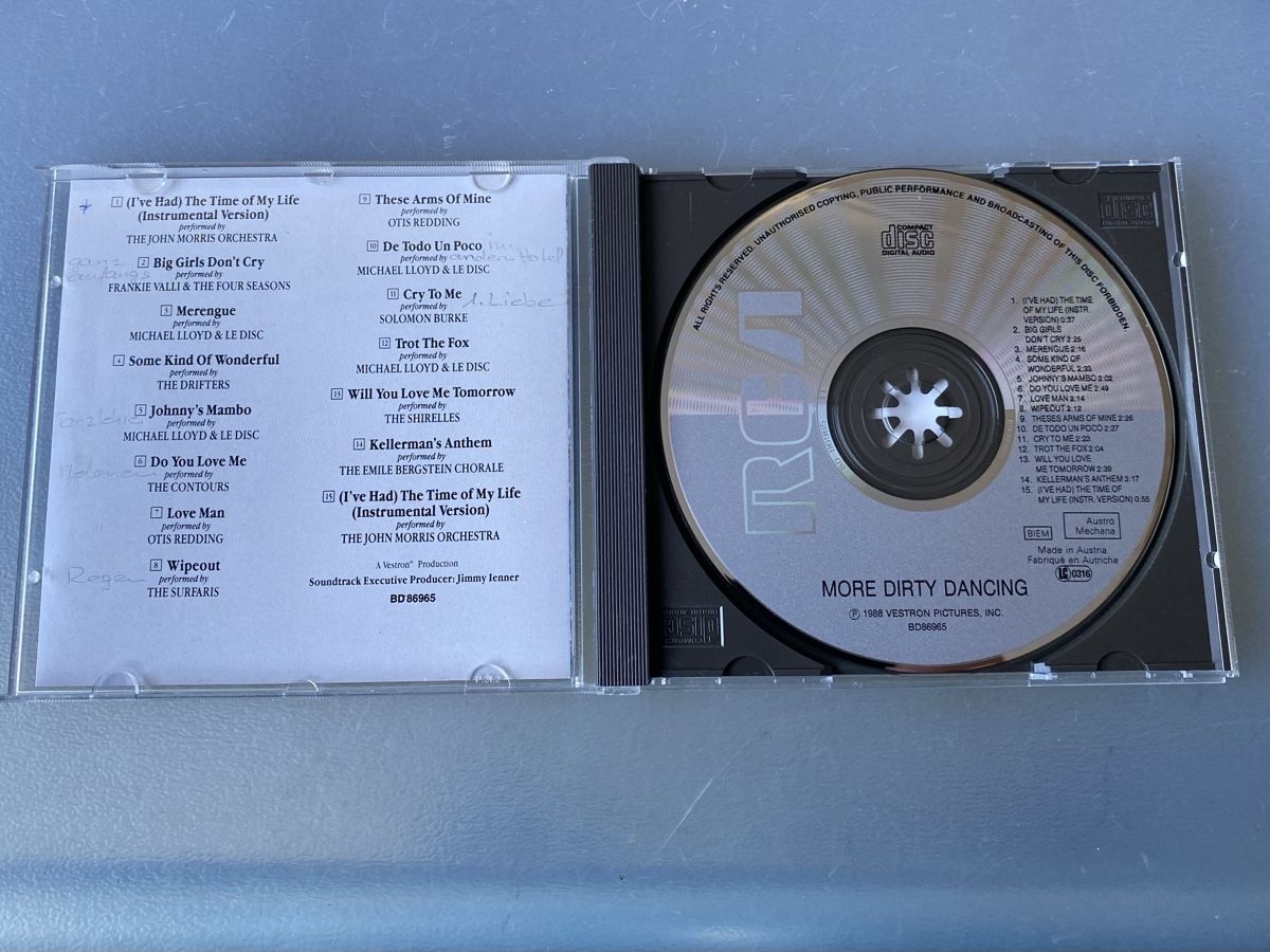 CD: Dirty Dancing - More Dirty Dancing CD Soundtrack – Usato da Oberried Brienz venduto da Chyara 2