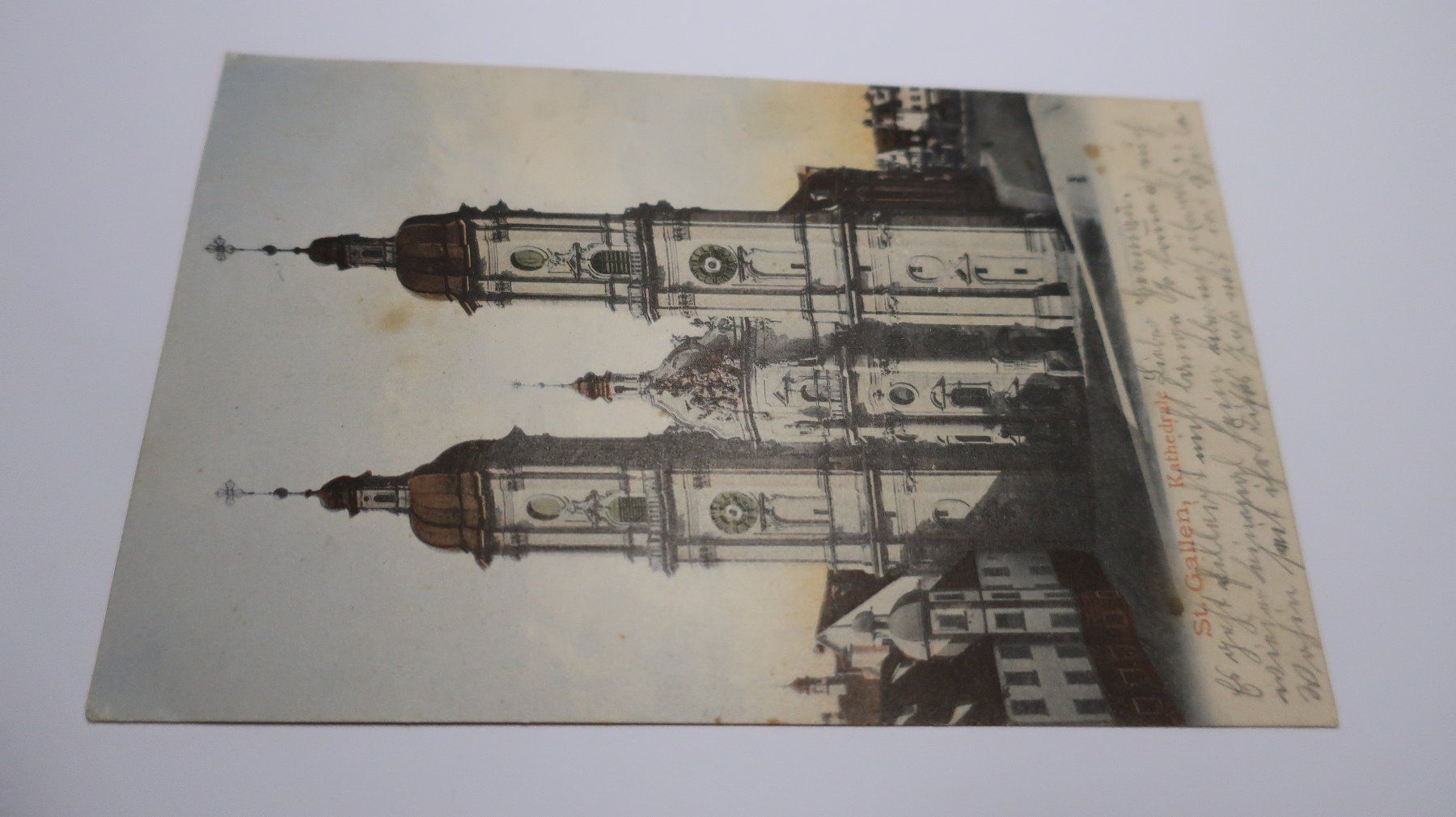 Cartes postales: St. Gallen Kathedrale 1907 – D'occasion à Cormoret par Pascalll2001 1